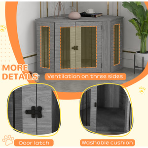 PawHut 2 in 1 Conner Dog Crate Furniture with Cushion by PawHut