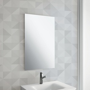 Frameless Rectangle Mirror 450 x 600mm - Silver