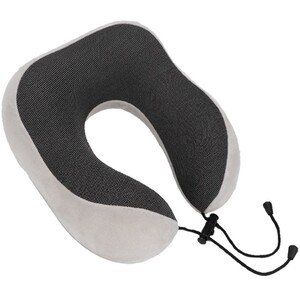 Contour Travel Neck Pillow - Black and Grey