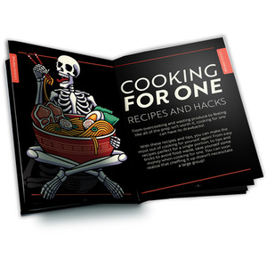 Broke Bites Recipe Book - Black by Boxer Gifts