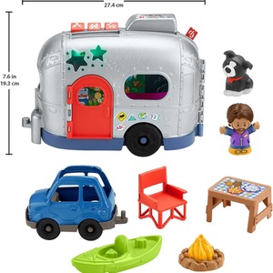 Fisher-Price Little People Light-Up Learning Camper Electronic Toy RV - multi by Fisher Price