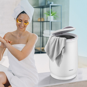 Portable Spa Hot Towel Heater - White by Costway