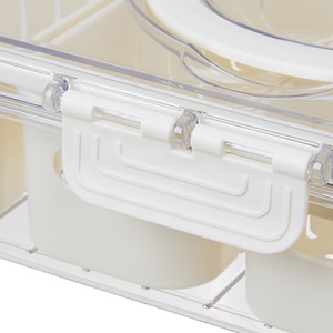 Livingandhome Multi-Compartment Fridge Storage Container by Livingandhome