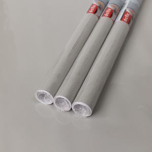 dc fix Glossy Lt Grey Self Adhesive Vinyl Wrap for Kitchen Doors and Furniture by d-c-fix