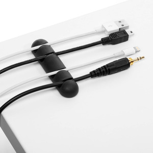 Durable CAVOLINE Cable Management Clip - Graphite / 2 / 46g by Durable