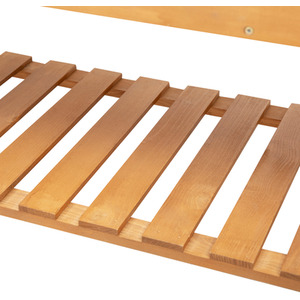 Outsunny Wooden Planter Raised Elevated Garden Bed 2 Shelves Vegetables Flowers - Brown by Outsunny