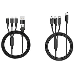 3in1 Nylon Weaving Charging Cable mix