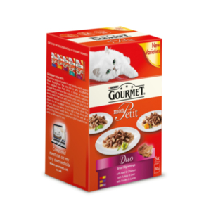 Pack of 6 Purina Gourmet Mon Petit Cat Food - Fish by Purina Gourmet