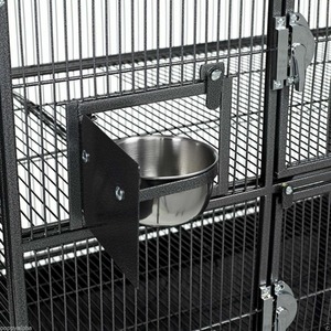 Little Friends Triple Metal Cage on Stand