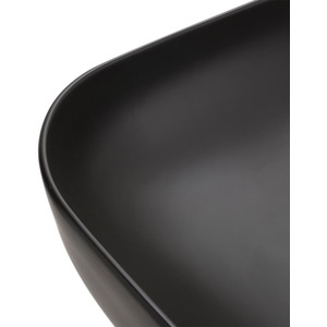 All-Black Ceramic Bathroom Sink - Black by Livingandhome