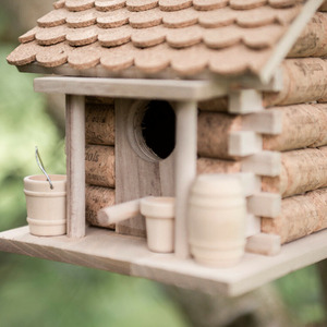 Garden Wild Bird House - Brown by Garden Mile