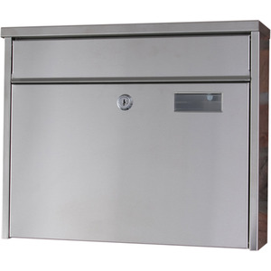 Cheshire Stainless Steel Letterbox - Stainless steel by The house nameplate company