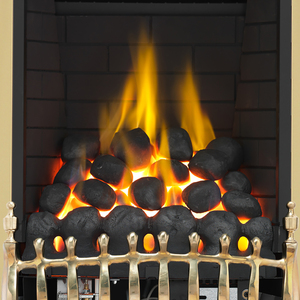 Focal Point Blenheim Full Depth Slide Gas Fire - Brass by Focal Point Fires