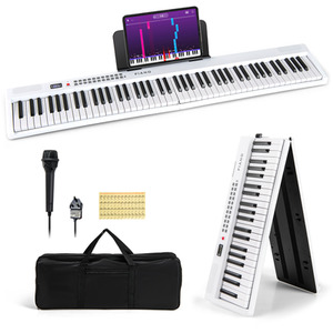 88 Key Foldable Electric Keyboard Piano by Costway