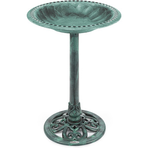 Round Pedestal Bird Bath by Christow