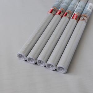 dc fix Padstow Grey Wood Self Adhesive Vinyl Wrap for Kitchen Doors and Worktops - Grey / 67.5cm x 2m (pack of 5) by d-c-fix