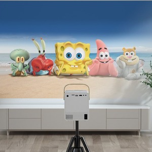 Portable Smart HD Projector - White