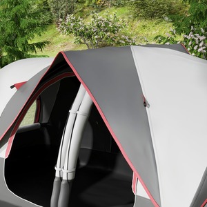 Outsunny Camping Tent with 2 Bedroom and Waterproof Rainfly by Outsunny