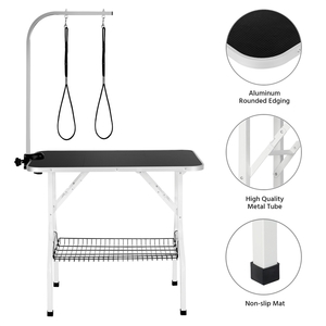 Dog Grooming Table with 2 Leashes by Yaheetech