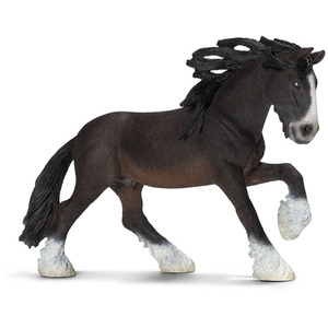 SCHLEICH Farm World Shire Stallion Toy Figure - Black by SCHLEICH