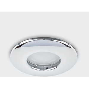 Fire Rated IP65 Downlight 6 Pack Silver Bathroom Ceiling Downlight - Silver by ValueLights