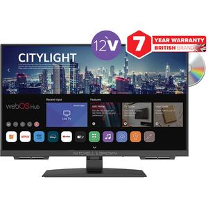 24-inch HD Ready WebOS DVD TV Combo - Black by Mitchell Brown