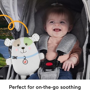 Calming Vibes Puppy Soother Plush Sound Machine for Newborns - Multicolour by Fisher Price