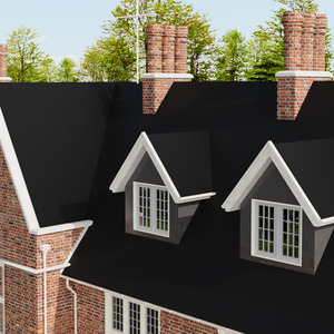 1 Roll EPDM Rubber Roofing Membrane for Waterproofing - Black / 200cm by komore