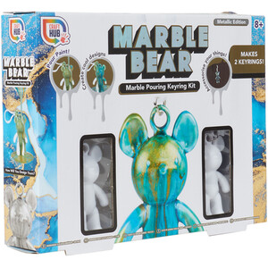 Marble Pouring Keyring Kit by Craft Hub