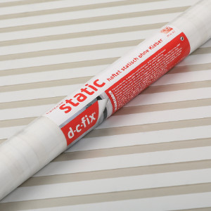 d-c-fix Linia Stripe Static Cling Window Privacy Film - White by d-c-fix