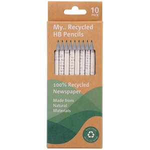 Pack of 10 Eco Recycled Pencils