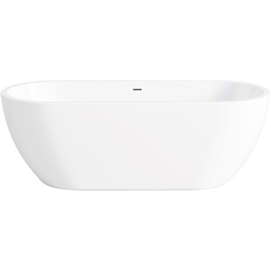 Acrilico Gloss Compact Freestanding Acrylic Bath - White / 1700mm by Fino Stone