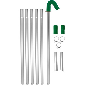 Maxblast Gutter Vacuum Poles 7.2m - Silver by MaxBlast