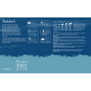 Butcher's Puppy Perfect Dog Food Tins by Butcher's