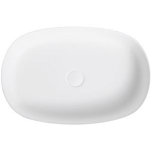 Cadiz Countertop Matt Stone Basin - White by Fino Stone