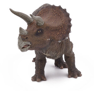 PAPO Dinosaurs Triceratops Toy Figure - Black by PAPO