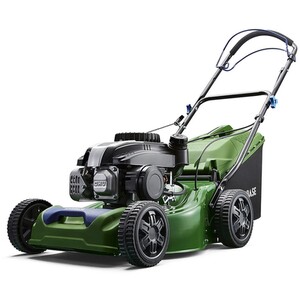 Powerbase 132cc 41cm Petrol Lawn Mower - Green by Powerbase
