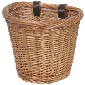 Heritage Oval Bicycle Bike Basket - Brown by Red Hamper