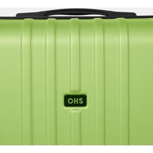 3 Piece Set Of Suitcase Travel Luggage - Lime Green by OHS