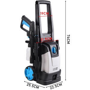Commercial Portable Electric High Pressure Washer - OFF White and Black / 31.5cm by Livingandhome