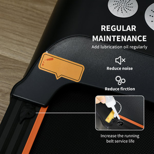 HOMCOM Folding Walking Treadmill Aerobic Walking Exercise Machine LED by HOMCOM