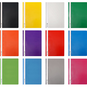 10 x A4 Presentation Project Document Organiser 2 Prong Holder - Assorted by Office Centre.direct