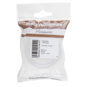 Furniture Castor Cups - Clear / 60mm by Hiatt