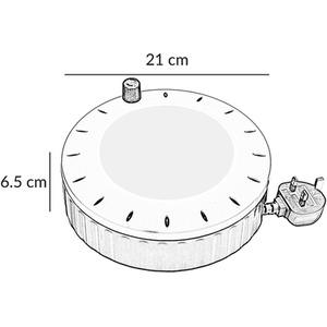 Innoteck 2 Socket Cable Reel - 10m - Orange by Innoteck