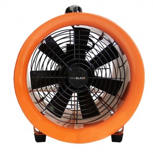 MAXBLAST Dust Extractor 300mm with 12m Duct - Orange by Maxblast