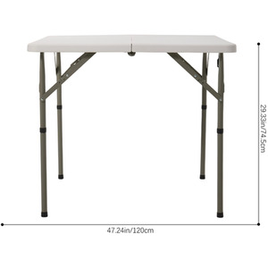 Outdoor Folding Camping Table with Handle by Livingandhome
