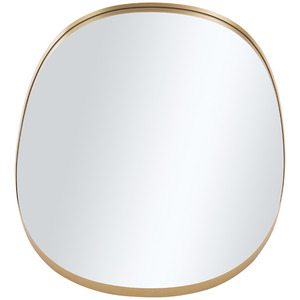 Oval Iron Frame Explosion-Proof Wall Mirror by Livingandhome