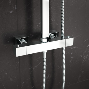 Nes Home Square Exposed 2-Way Thermostatic Mixer Shower Set by Nes Home