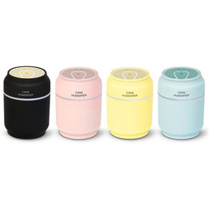 USB Humidifier, Portable Fan and LED Night Light - Black