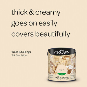 Crown Walls and Ceilings Silk Emulsion by Crown Paints